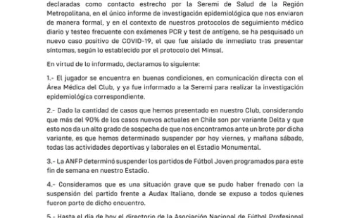 comunicado