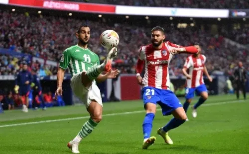 Betis no tuvo su mejor presentación en el Wanda Metropolitano. (Foto: Getty Images)