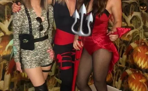 Los disfraces de Halloween: Marcela Vacarezza.