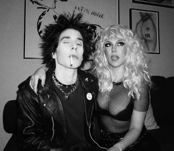 Los disfraces de Halloween: Travis Barker y Kourtney Kardashian.