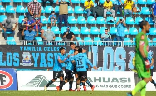 Deportes Iquique logró empatar a falta de siete minutos. (Foto: Agencia Uno)