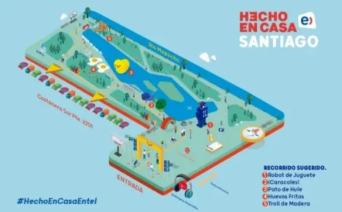 Distribución obras en el Parque Metropolitano