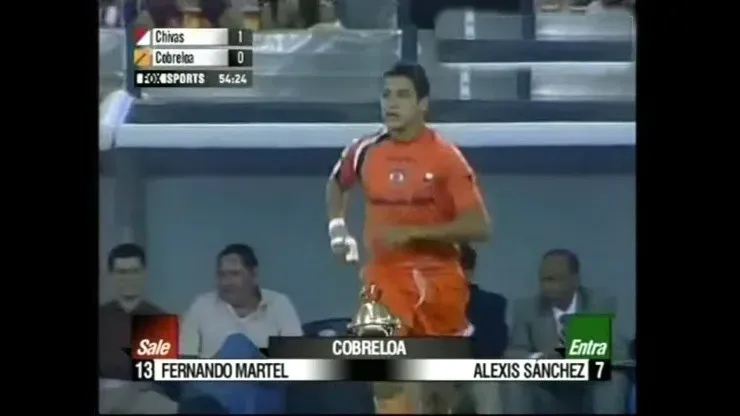 Alexis Sánchez Cobreloa Guadalajara Chivas Copa Libertadores México