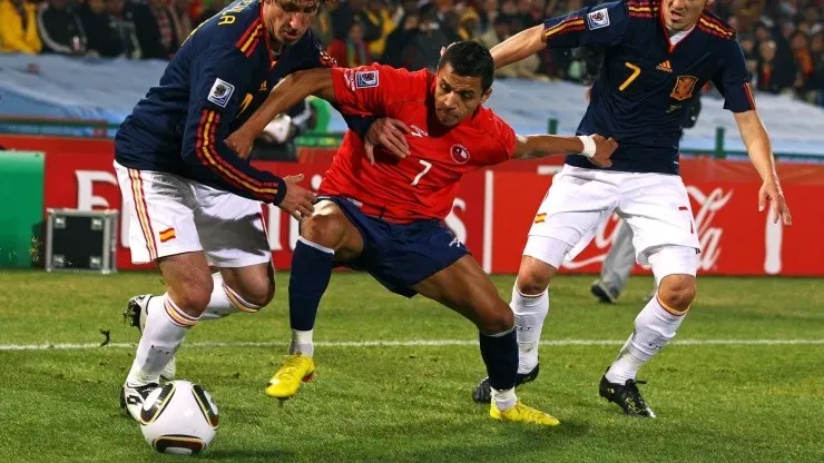 Alexis Sánchez Mundial Sudáfrica 2010 España
