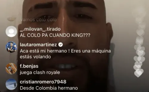 El Toro aplaudió al King en un live de Instagram.