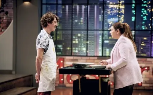 El tenso momento de Felipe Ríos frente a la chef Fernanda Fuentes, en Masterchef Celebrity.