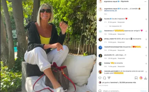 Raquel Argandoña reaparece en TV y presenta radical nuevo look.(1)