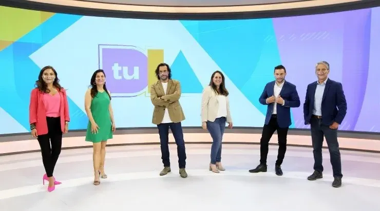El equipo en pantalla de Tu Día, el nuevo matinal de Canal 13 que reemplazará a Bienvenidos.