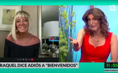 Raquel Argandoña en el contacto con Bienvenidos.