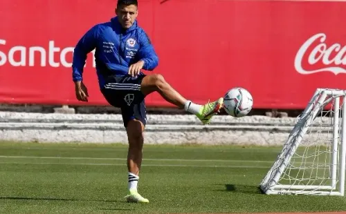 La Roja utilizó el balón Puma en los entrenamientos en Juan Pinto Durán para acostumbrarse