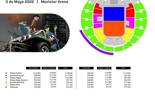 ¿Cuándo será el segundo show en Chile de Gorillaz? (2)