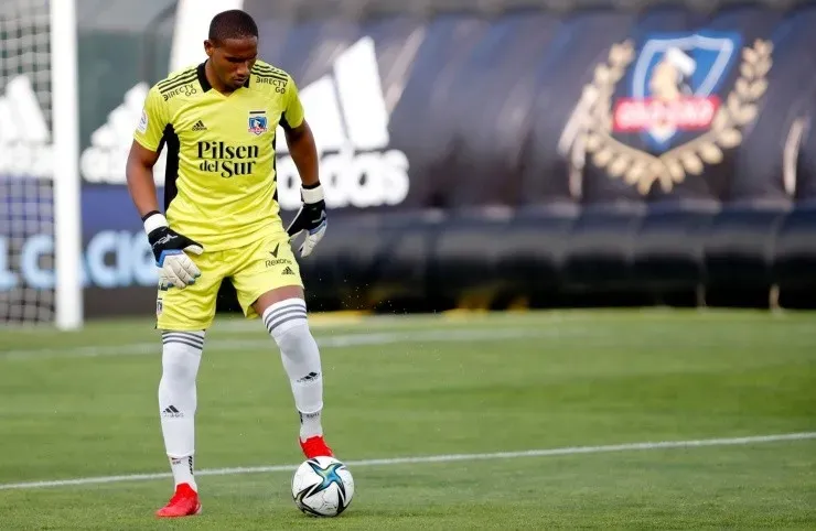 Omar Carabalí, arquero de la selección de Chile y de Colo Colo