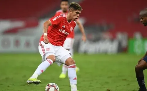 Palacios fue titular y jugó 78′ en la victoria de Internacional.
