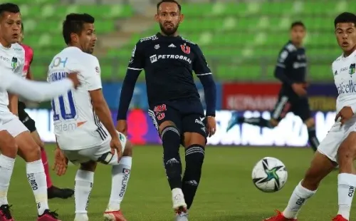 El volante fue titular en el empate son goles ante Universidad de Chile