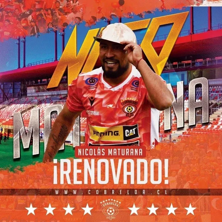 Cobreloa confirma la renovación del contrato de Nicolás Maturana hasta 2023