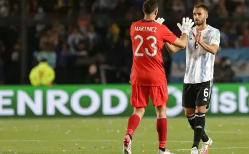 Germán Pezzella quedó descartado para el duelo ante Chile por acumulación de amarillas. Foto: Getty Images