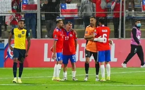 La selección chilena sufrió con la temprana expulsión de Arturo Vidal y dejó escapar importantes puntos para ir al Mundial de Qatar 2022. (Foto: Guillermo Salazar)