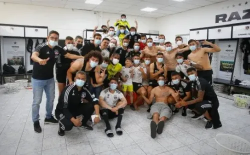Brayan Cortés defendió a sus compañeros y los respaldó para pelear el título hasta el final. Foto: Colo Colo