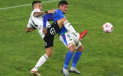 Matías Zaldivia vistiendo la camiseta de Colo Colo en el Campeonato Nacional