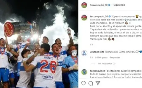 El Toro Zampedri celebró con todo una nueva copa.