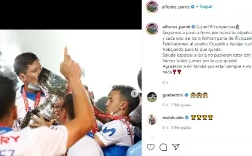 Parot fue capitán ante la ausencia de Chapita Fuenzalida.
