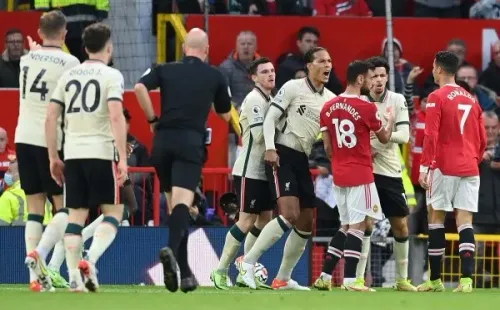 Cristiano Ronaldo no pudo guiar al Manchester United hacia la victoria y terminaron cayéndo en Old Trafford por 5-0 ante el Liverpool de Jürgen Klopp. (Foto: Getty Images)