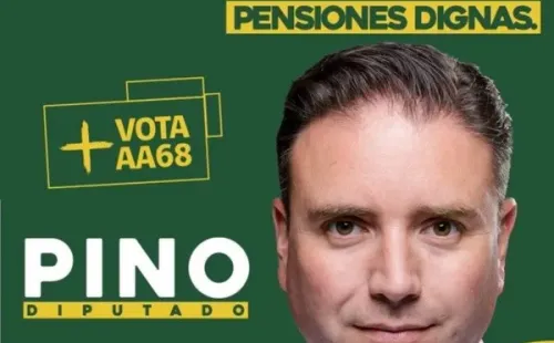 ¿Qué famosos son candidatos a diputados y senadores? Christian Pino.