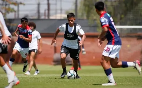 Vicente Pizarro en el amistoso de Colo Colo ante Deportes Recoleta / Foto: Sebastián Órdenes – Colo Colo