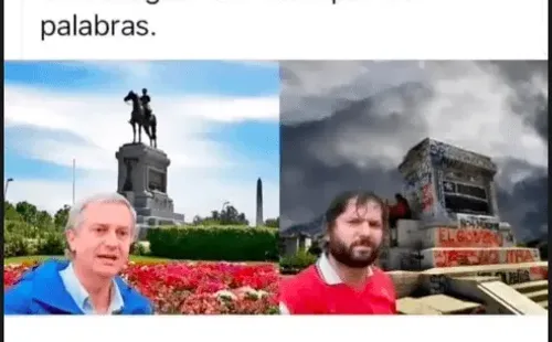 Rosemarie celebra paso a segunda vuelta de su candidato.(2)