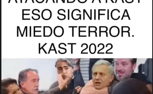 Rosemarie celebra paso a segunda vuelta de su candidato.(3)