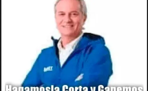 Rosemarie celebra paso a segunda vuelta de su candidato.(4)