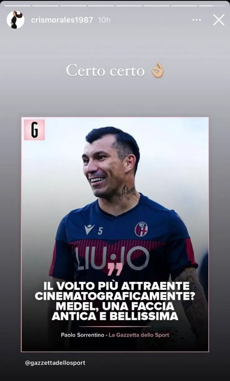 Gary Medel cine sorrentino oscar italia