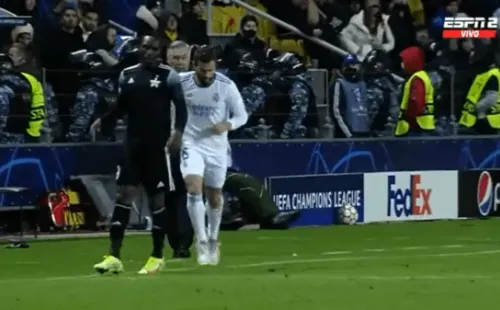 Jugador del Sheriff hizo pasar susto a todos en la Champions: las mejores vibras a la distancia y que no sea nada.