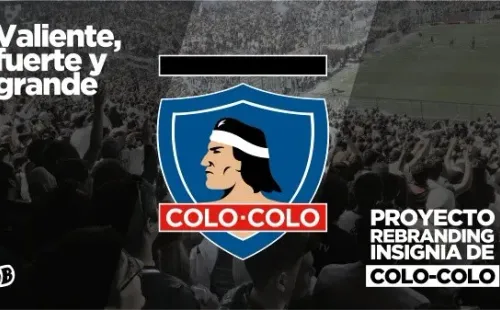 La propuesta para renovar el escudo de Colo Colo a un diseño más moderno y que recupere los rasgos mapuches del Cacique.