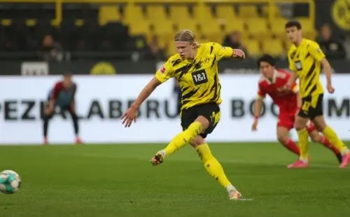Erling Haaland está cerca de cambiar al Borussia Dortmund por el Real Madrid. Pero para hacerlo, deben cumplirse ciertas exigencias. Foto: Getty Images