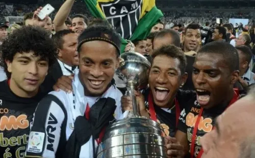 Ronaldinho fue parte del equipo campeón del Mineiro. Foto: Conmebol.