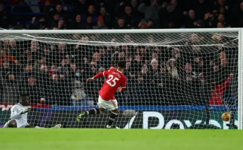 Sancho abrió la cuenta para los Red Devils a los 50′.