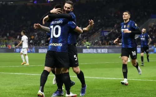 Roberto Gagliardini abrió el marcador para el triunfo del Inter de Milán ante el Spezia. Foto: Getty Images