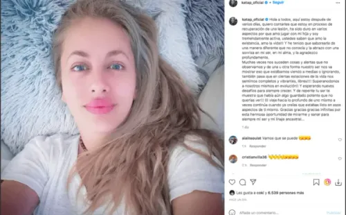 Cata Palacios revela que padece problema de salud.