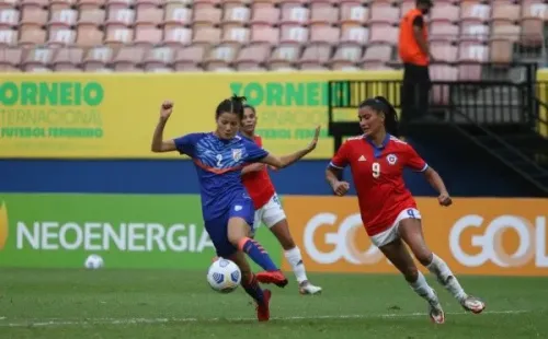 María José Urrutia anotó el primero de los tres goles con que Chile derrotó a la India en la fecha pasada. Foto: Comunicaciones ANFP