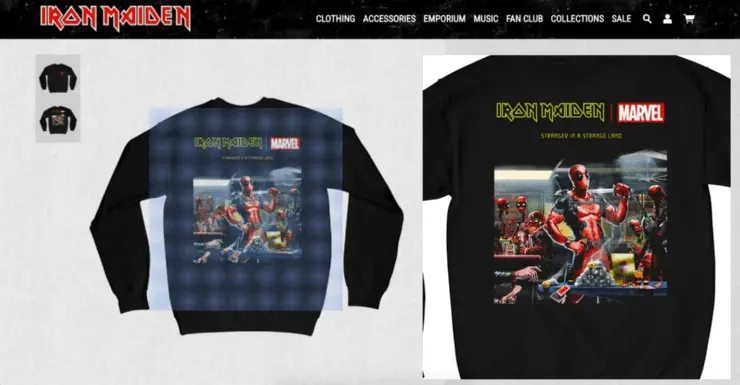 Iron Maiden X Marvel.(3)