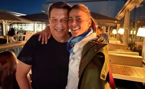 El encuentro de Julio César Rodríguez con Tonka Tomicic, para festejar a Jorge Rambito López.(2)