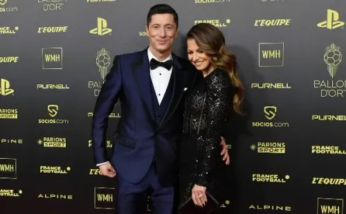 Lewy fue a la gala con su familia pese a saber que no ganaría el trofeo.
