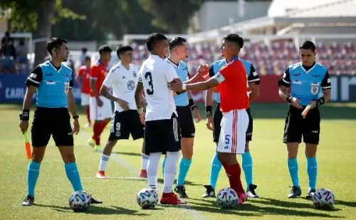 Las jóvenes promesas del fútbol chileno protagonizaron un intenso encuentro en las canchas de Quilín. (Foto: ANFP)