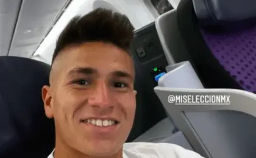 Benjamín Galdames ya viaja a México para los amistosos ante Chile. Foto: Instagram