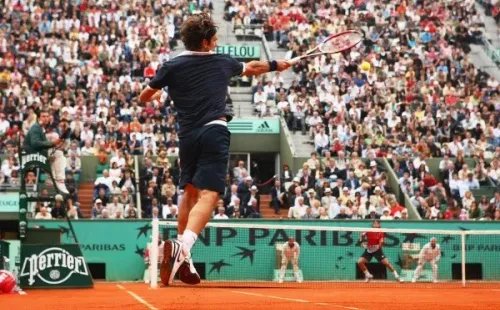 Roger Federer y Fernando González se enfrentaron también y lucieron su mejor tenis en Roland Garros 2008. (Foto: Getty)