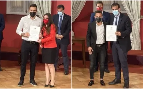 Buonanotte y Zaldivia ya son chilenos (Captura: Cristián Alvarado)