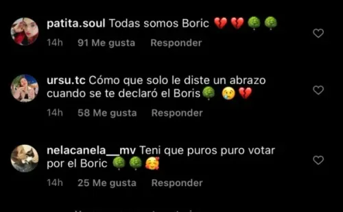 Usuarios le piden explicaciones a Ballarin por romperle el corazón a Boric.(1)