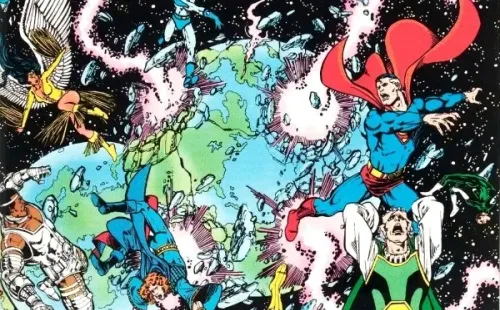 ¿Qué cómics emblemáticoscreó George Pérez? Crisis en Tierras Infinitas.