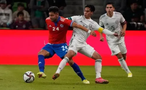 Jeyson Rojas fue otro de los que debutó con la selección chilena a nivel adulto y una de las figuras del choque ante México. Foto: Getty Images